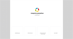 Desktop Screenshot of maquina-perpetua.de